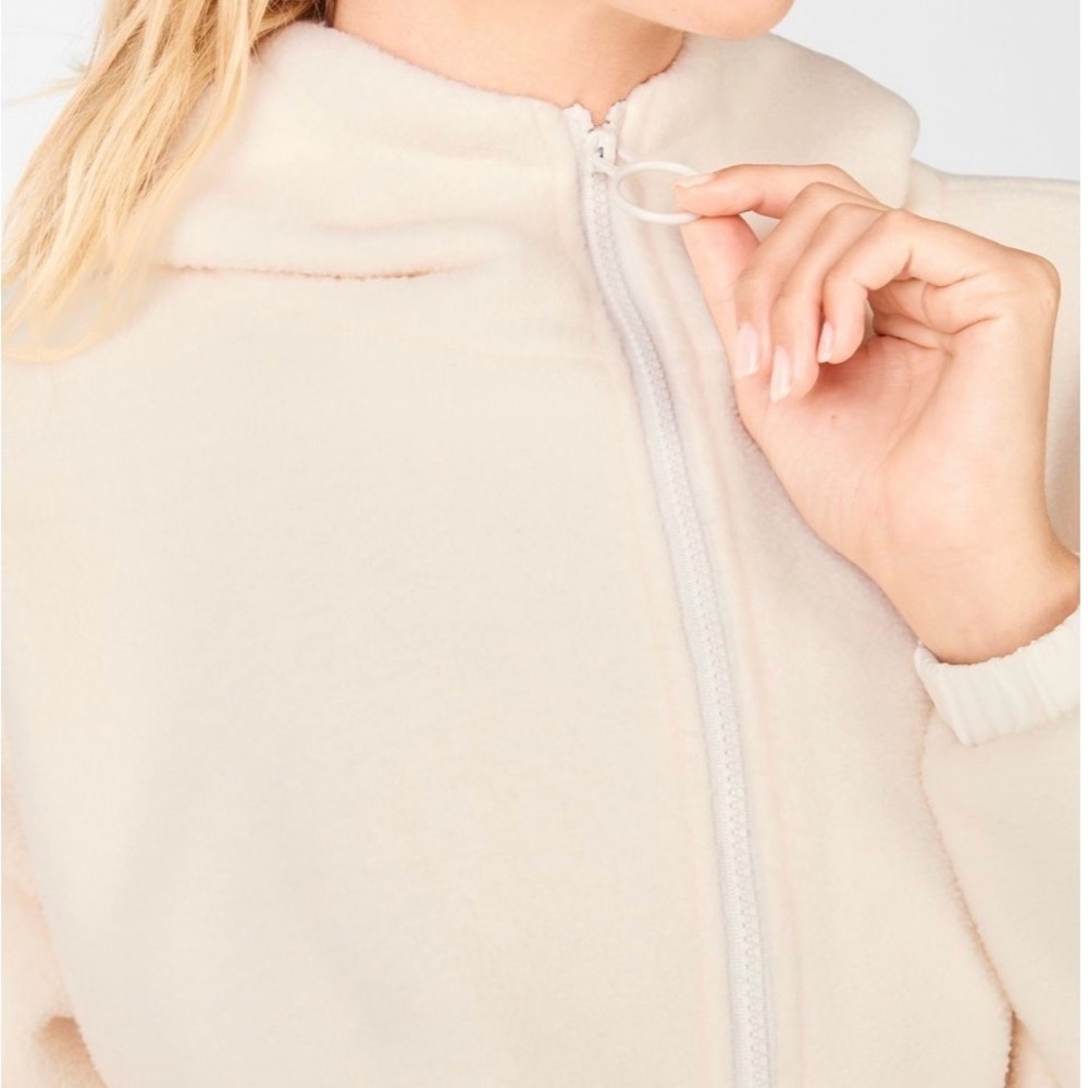 Fabletics Lotta Teddy Half-Zip Jacket - image 2